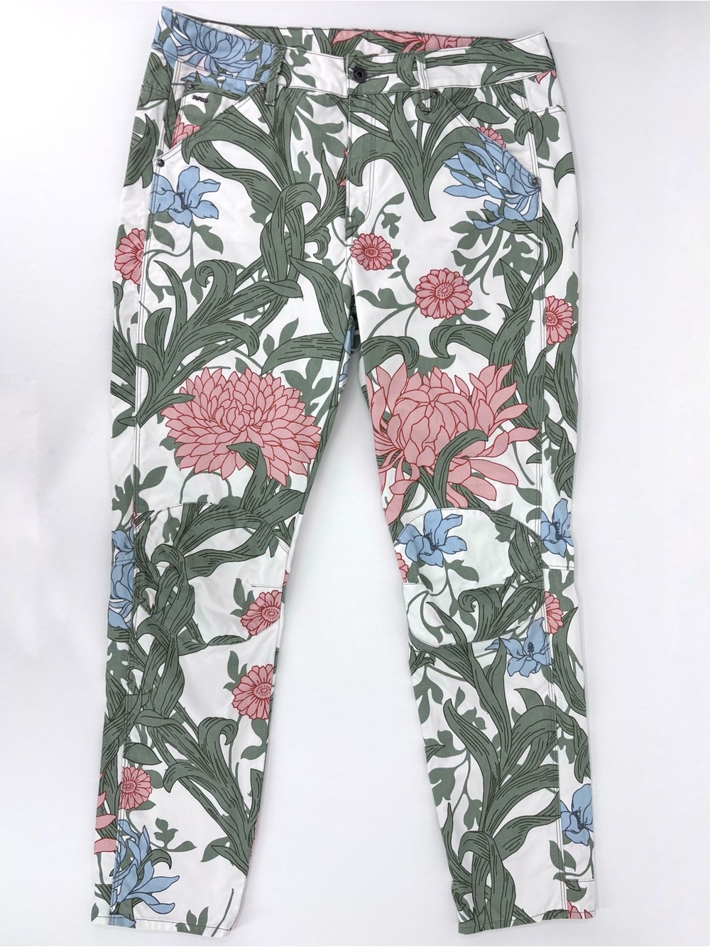 G-Star Raw x Pharrell Williams Floral Art 5622 Elwood 3D Boyfriend Jeans, 30 - Picture 3 of 16